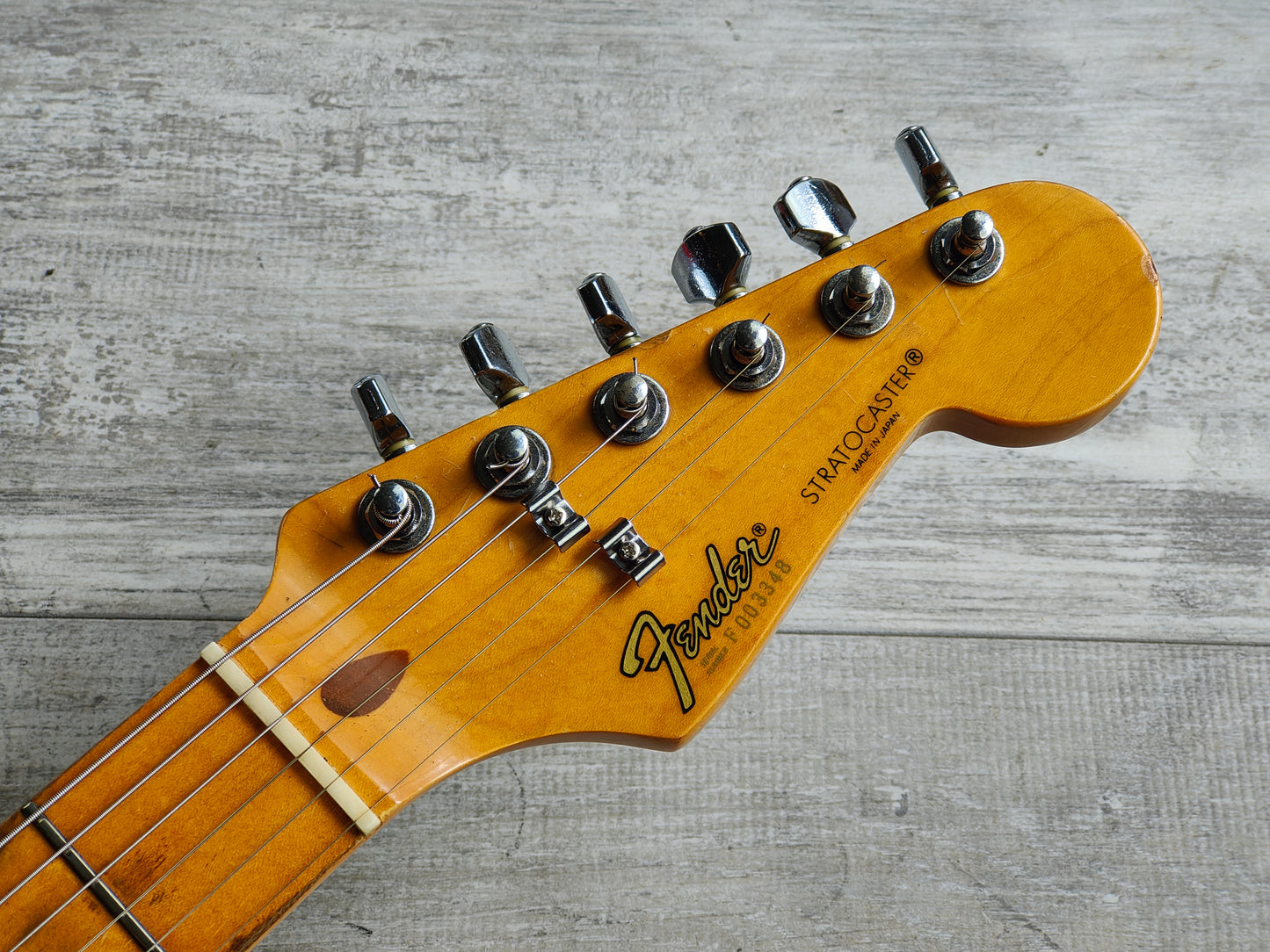 1991 Fender Japan Vintage Stratocaster w/US Pickups (Metallic Pink)