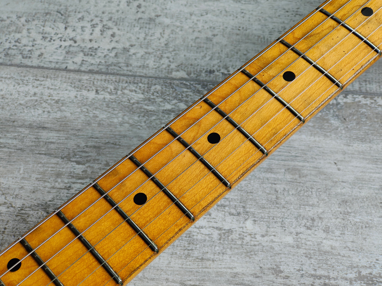 1991 Fender Japan Vintage Stratocaster w/US Pickups (Metallic Pink)