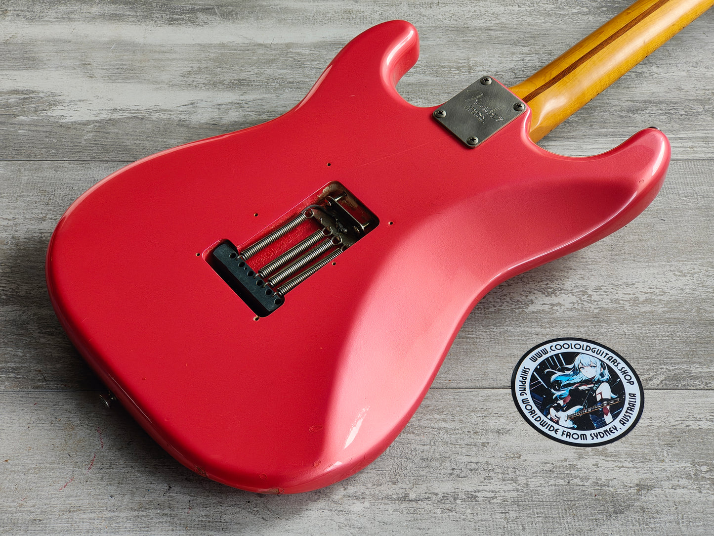 1991 Fender Japan Vintage Stratocaster w/US Pickups (Metallic Pink)