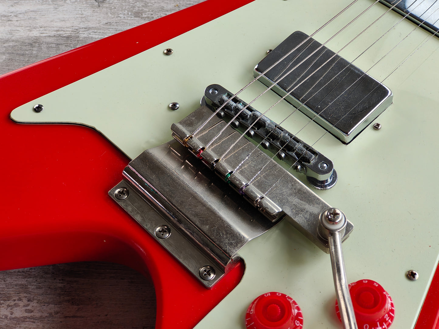2005 Epiphone Flying V w/Vibrola (Red)