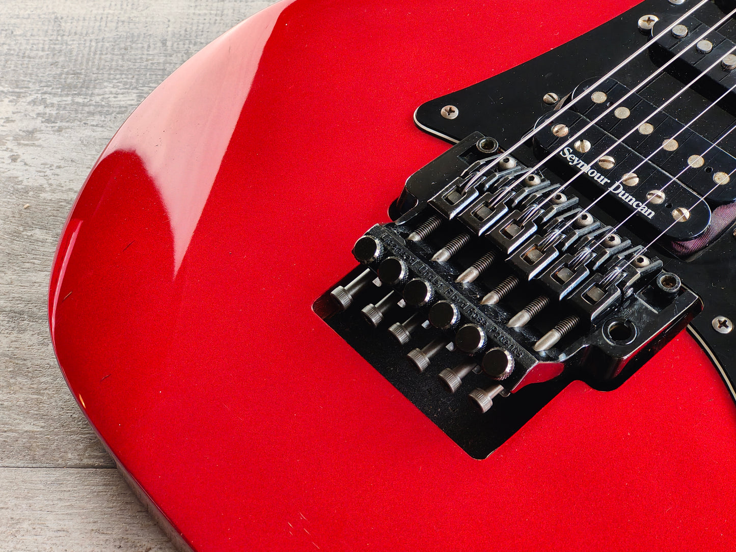 1989 Ibanez Japan RG-550 Superstrat (Candy Apple Red)