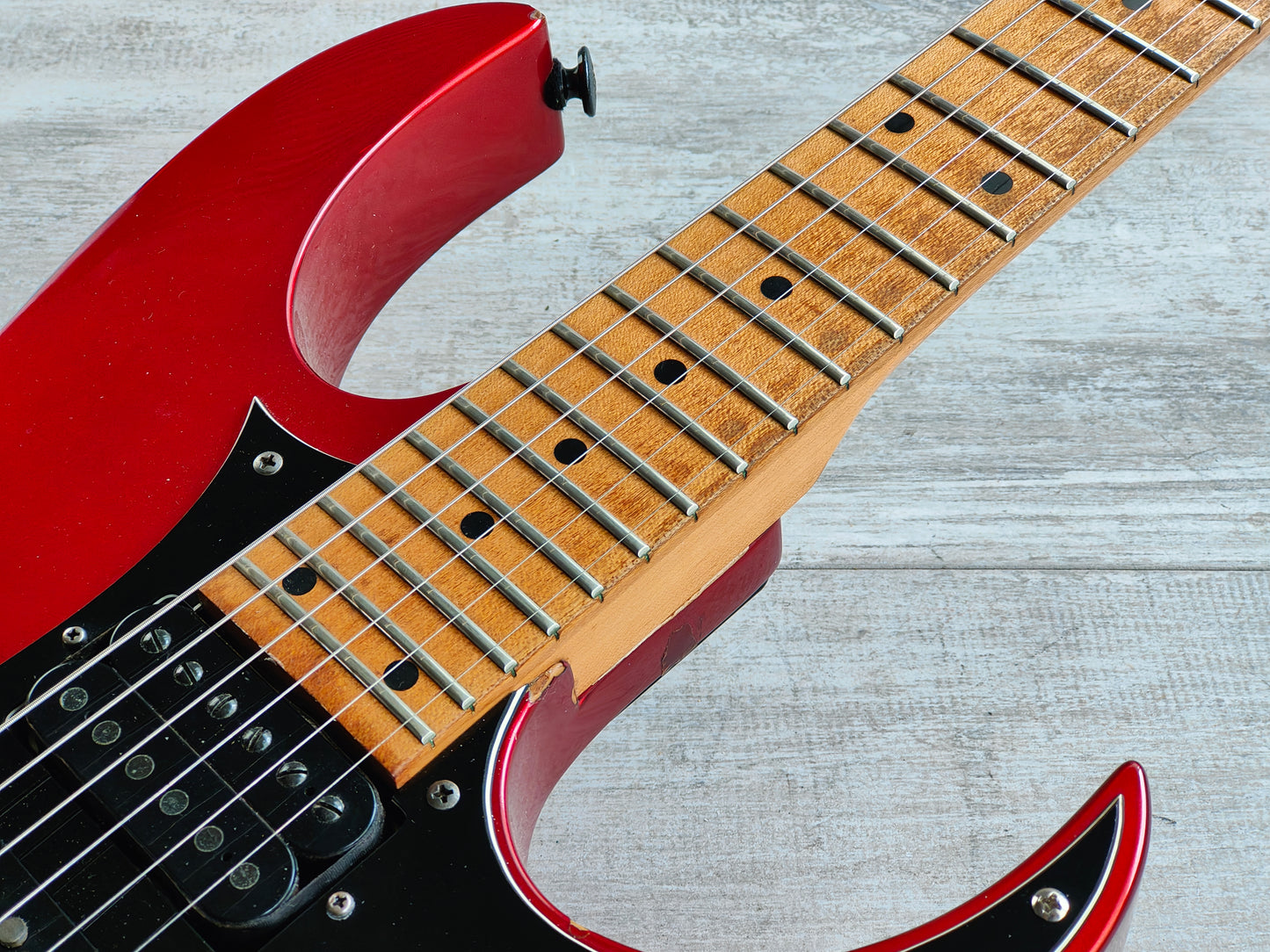 1989 Ibanez Japan RG-550 Superstrat (Candy Apple Red)