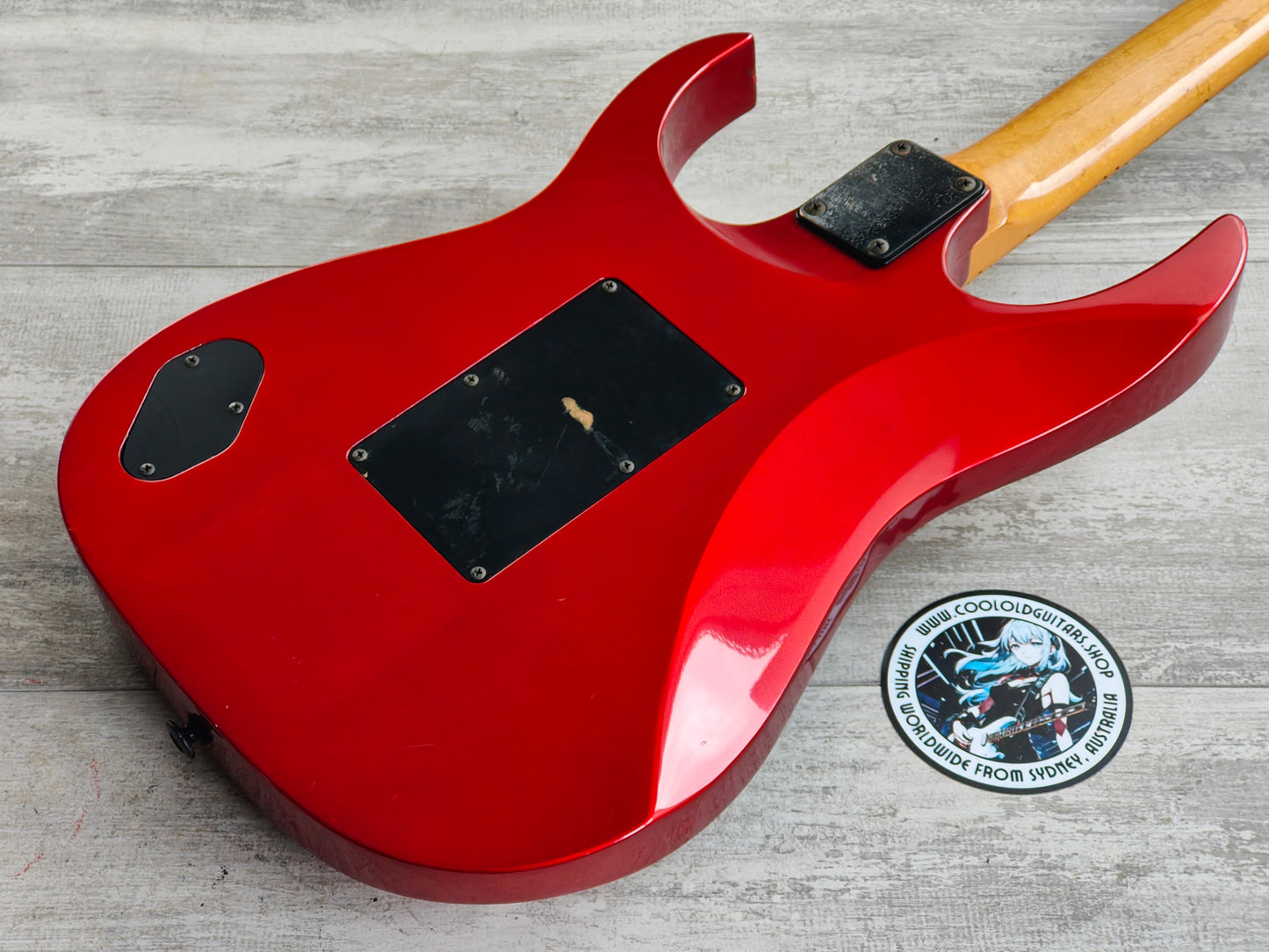 1989 Ibanez Japan RG-550 Superstrat (Candy Apple Red)
