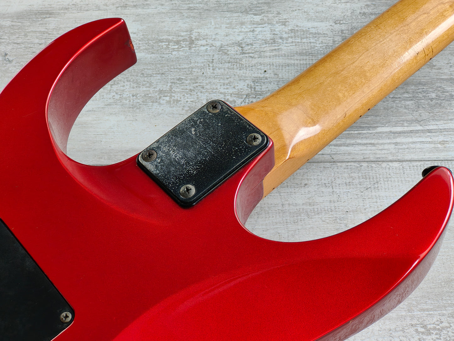 1989 Ibanez Japan RG-550 Superstrat (Candy Apple Red)