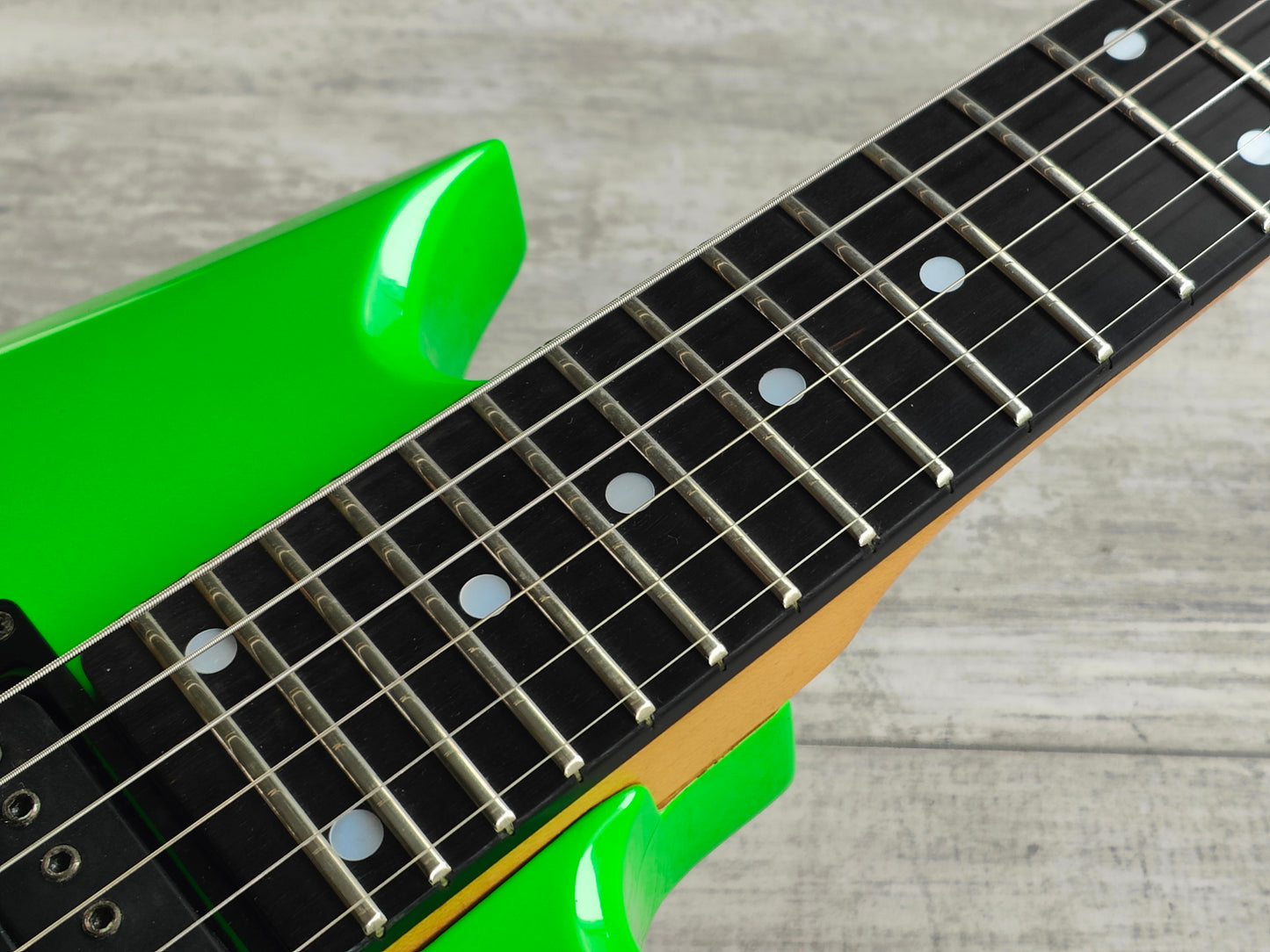 1988 BC Rich Japan NJ Series Ironbird - ERANAN Ishibashi Custom Order (Fluro Green)