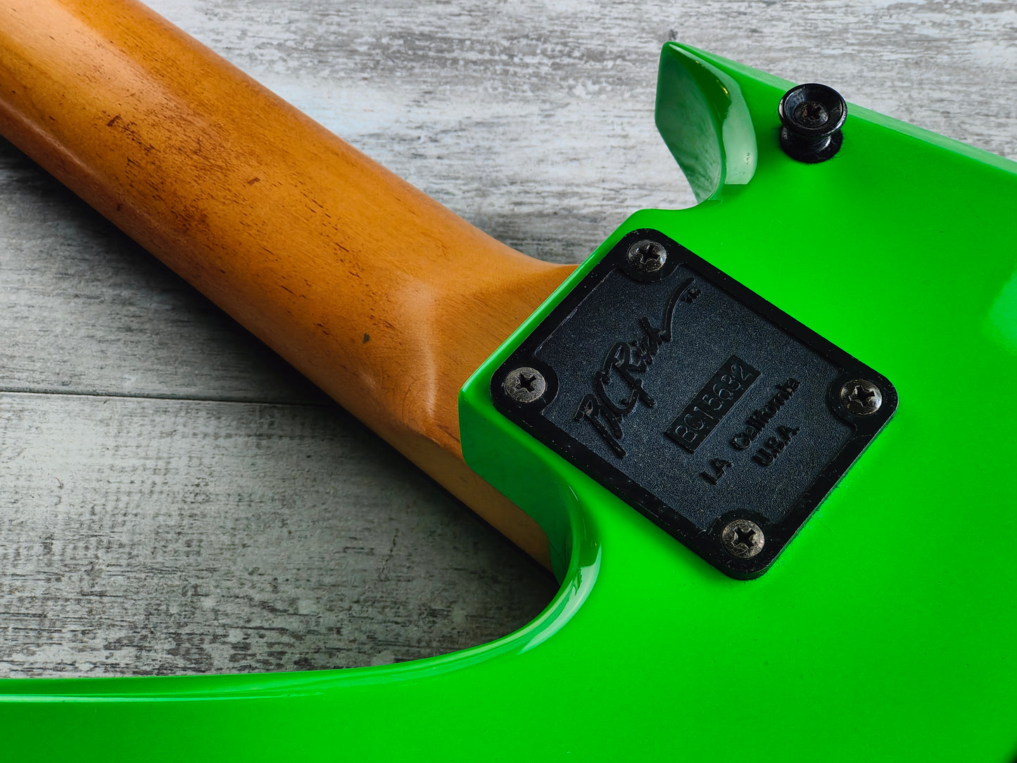 1988 BC Rich Japan NJ Series Ironbird - ERANAN Ishibashi Custom Order (Fluro Green)