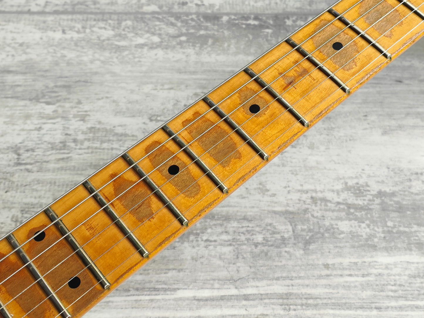 1990 Fender Japan STM-750DM Pro Feel "Medium Scale" Stratocaster w/Dimarzio's (White)