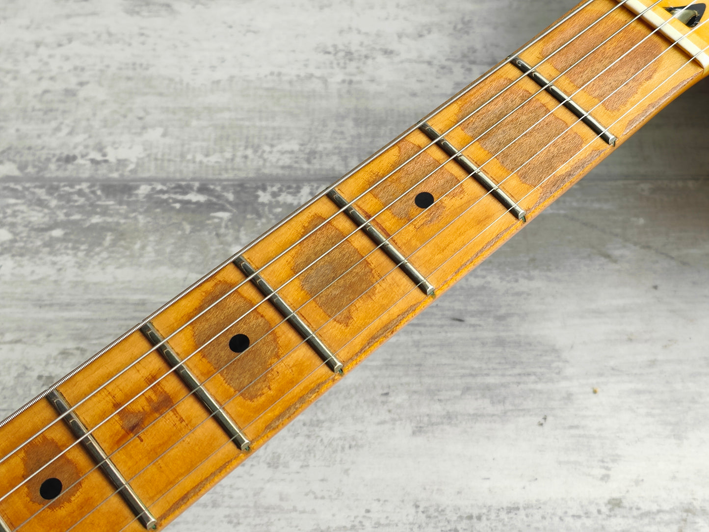 1990 Fender Japan STM-750DM Pro Feel "Medium Scale" Stratocaster w/Dimarzio's (White)