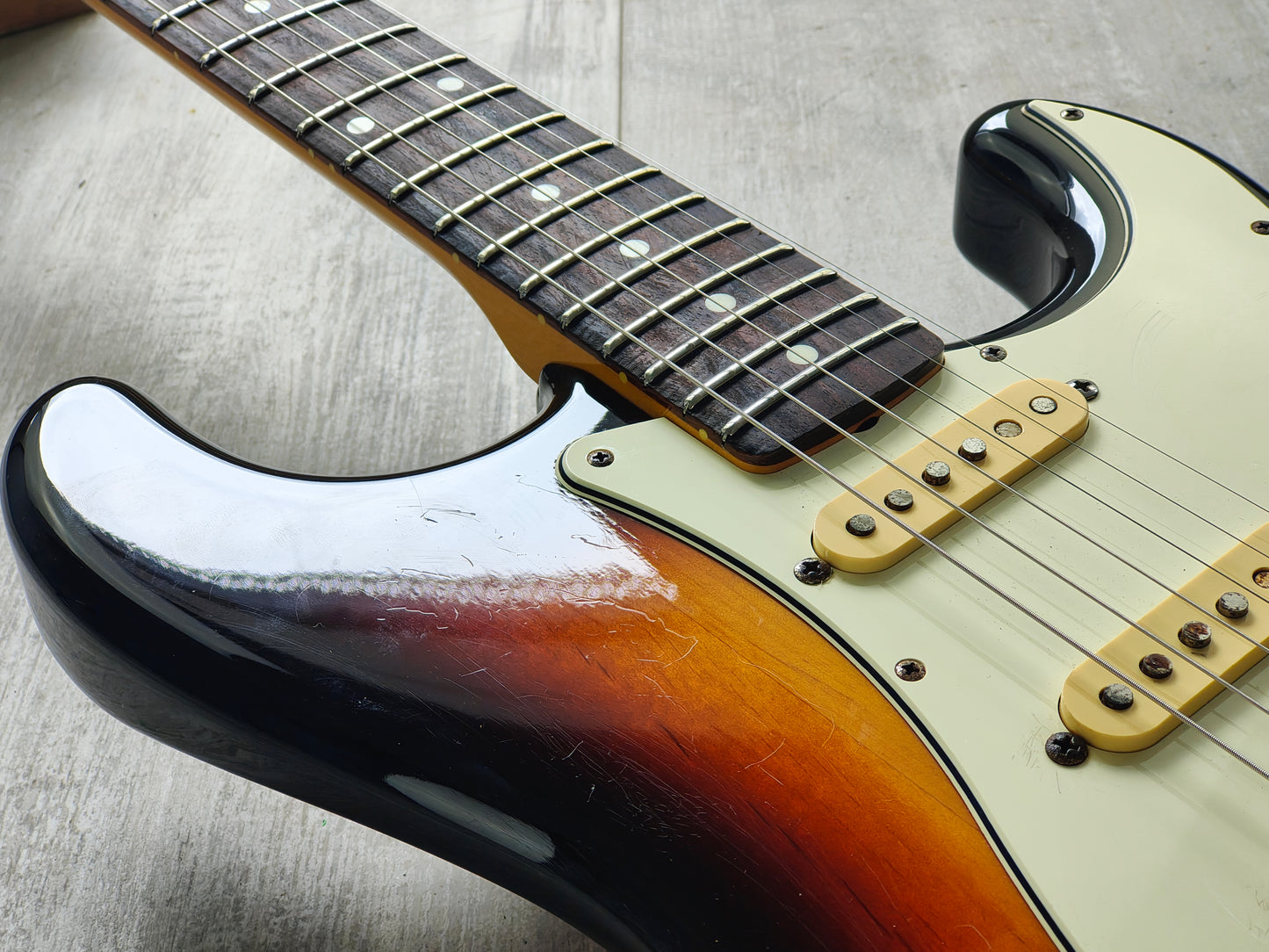 2002 Fender Japan ST62-70TX '62 Reissue Stratocaster w/Texas Specials (Sunburst)