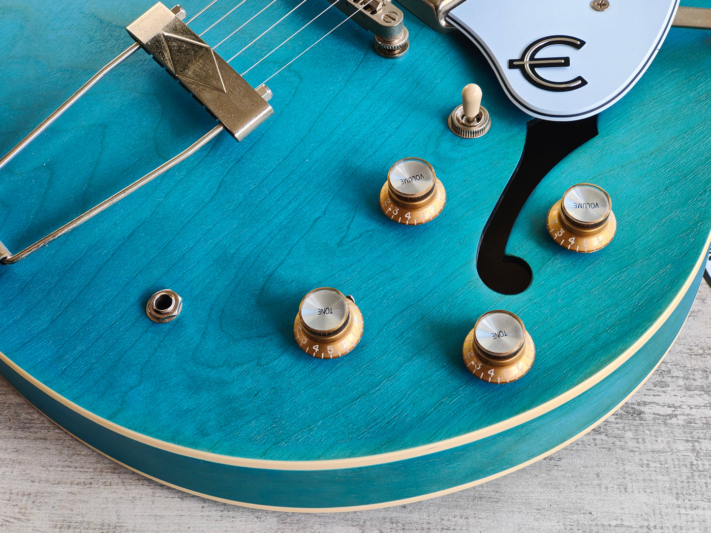 Epiphone Casino Worn Archtop Hollowbody (Worn Blue Denim)