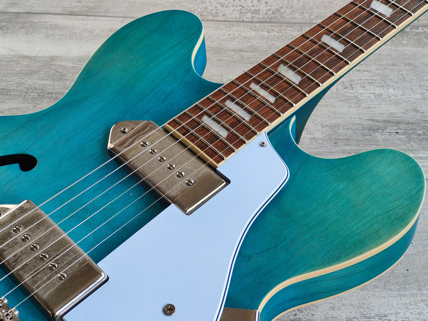 Epiphone Casino Worn Archtop Hollowbody (Worn Blue Denim)