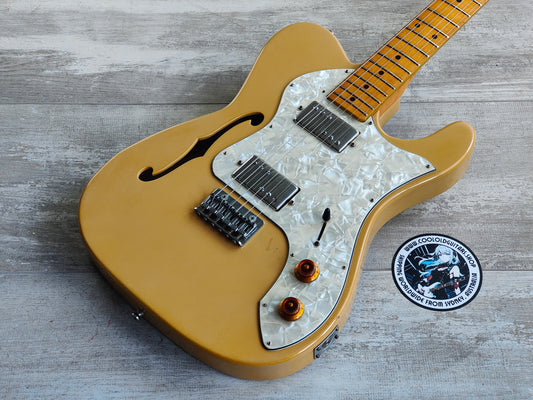 1970's Franpton Japan Thinline Telecaster Deluxe (Butterscotch Blonde)
