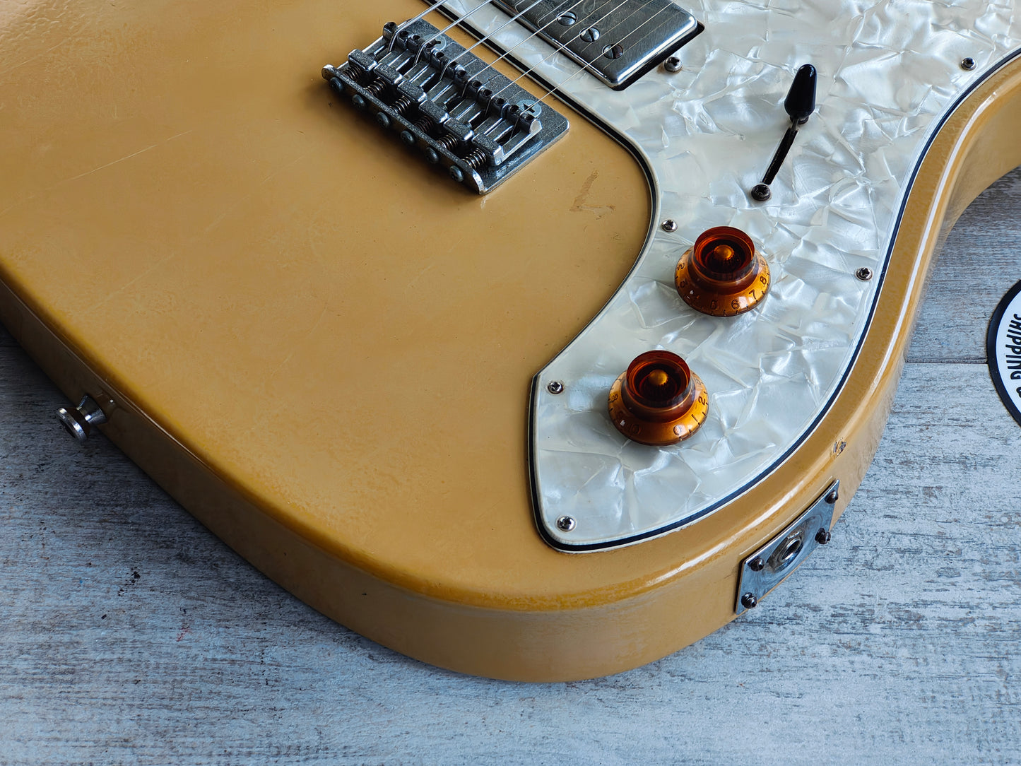 1970's Franpton Japan Thinline Telecaster Deluxe (Butterscotch Blonde)