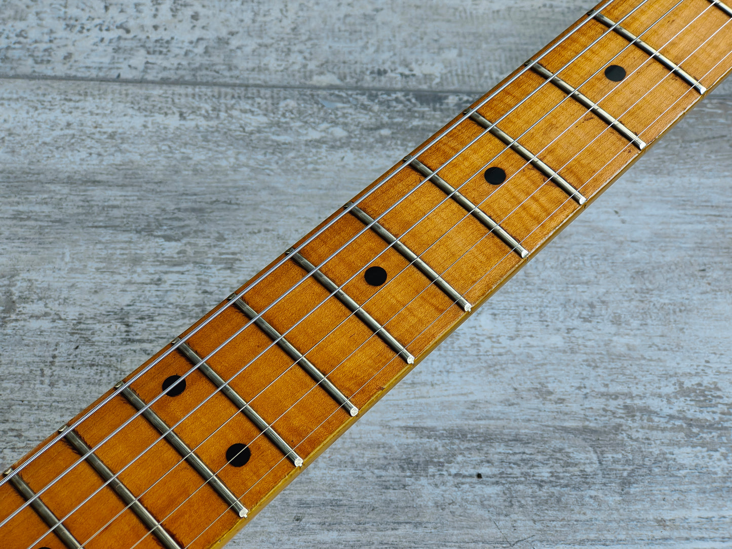 1970's Franpton Japan Thinline Telecaster Deluxe (Butterscotch Blonde)