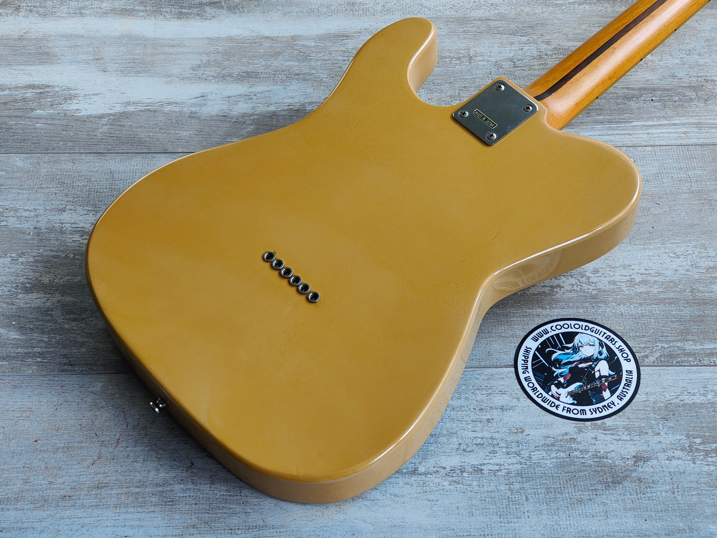 1970's Franpton Japan Thinline Telecaster Deluxe (Butterscotch Blonde)