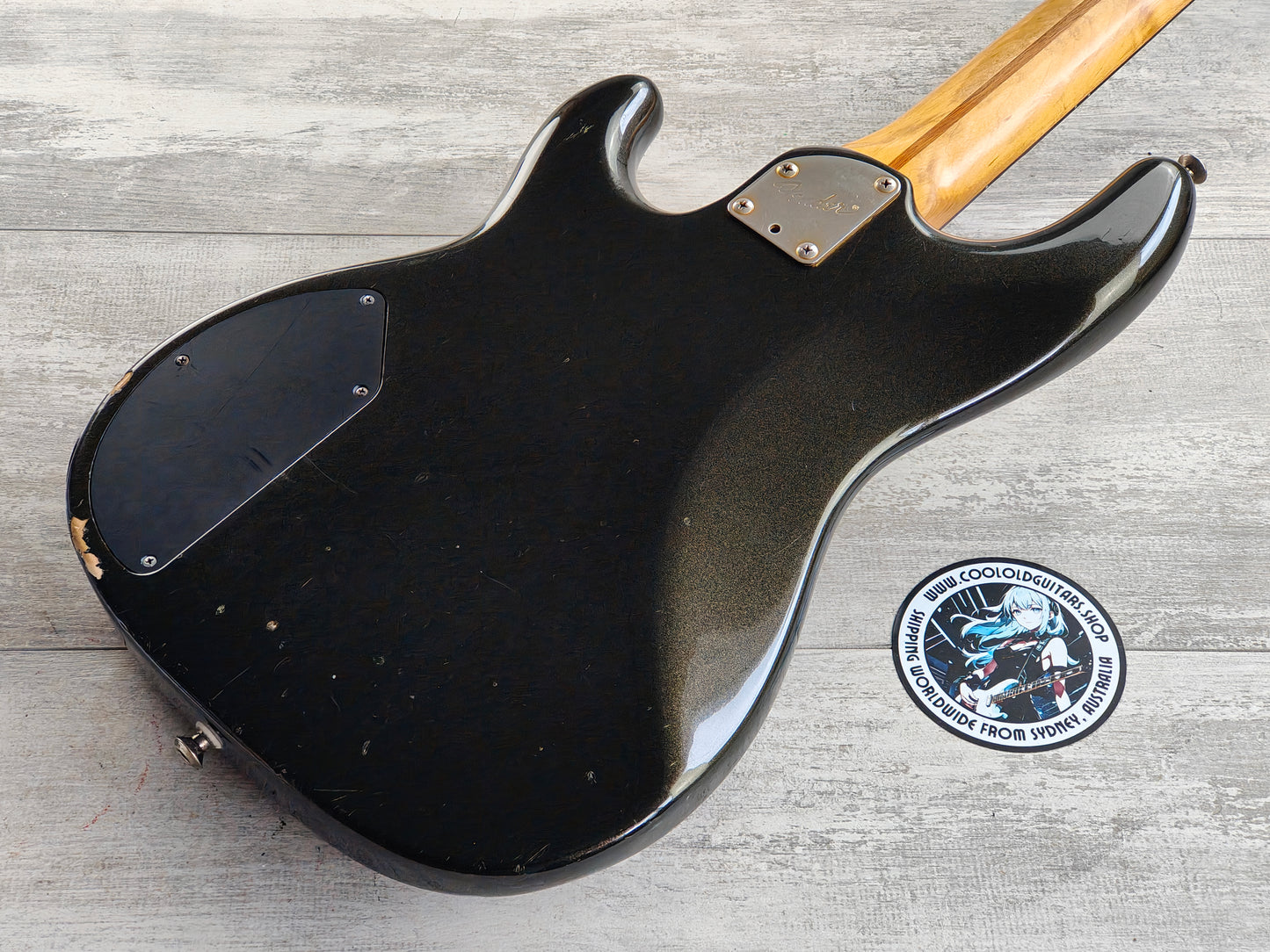 1989 Fender Japan Precision Bass Lyte (Montego Black)