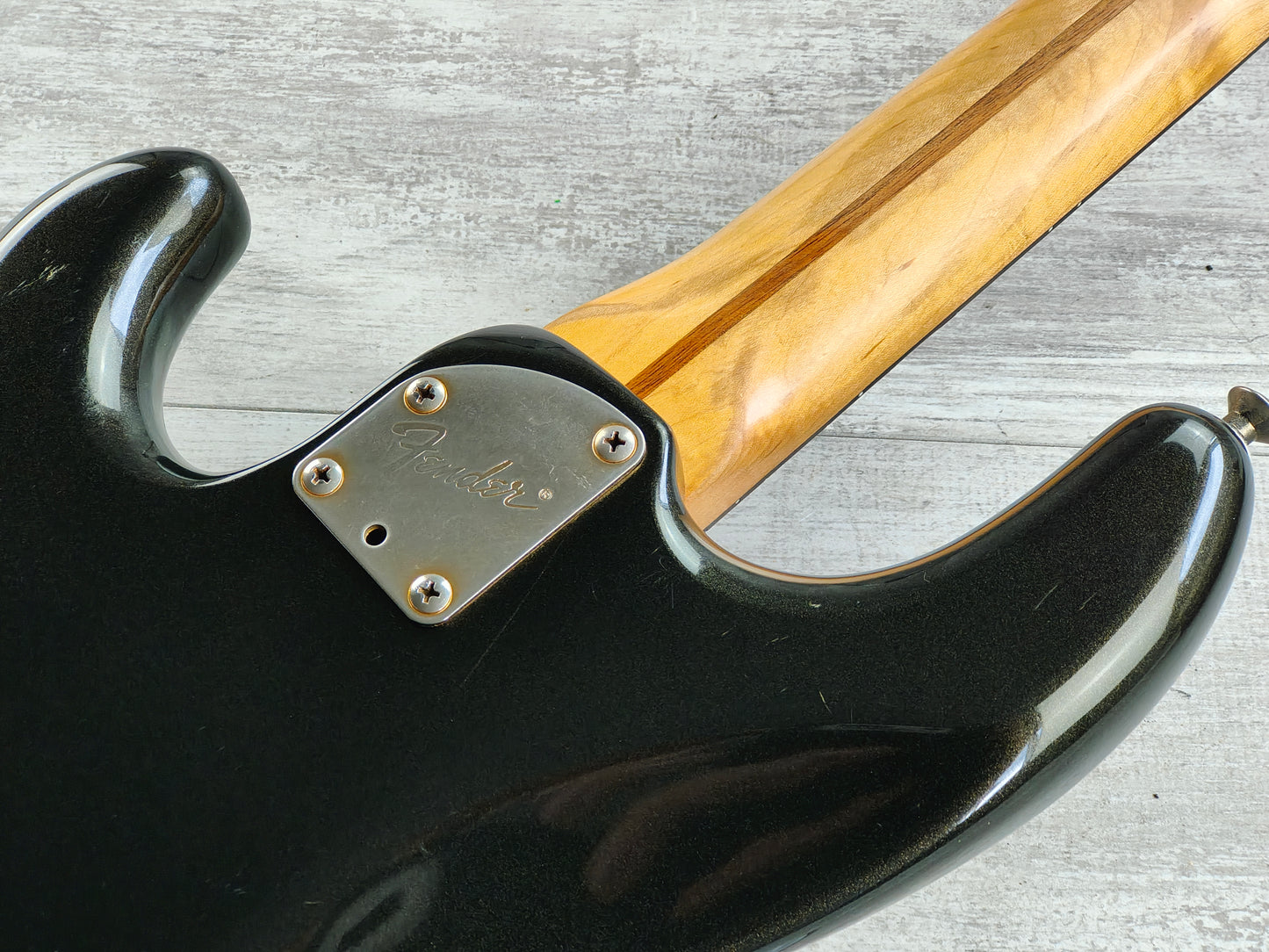 1989 Fender Japan Precision Bass Lyte (Montego Black)