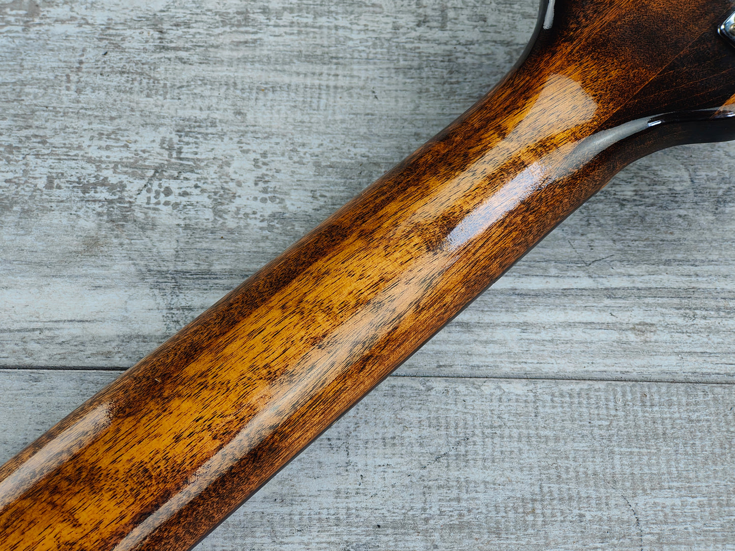 1973 Ibanez Japan 2403 EB-3 Style Short Scale SG Bass (Oiled Brown)