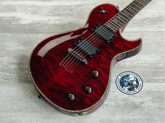 2010 Schecter Hellraiser Solo-6 Single Cutaway w/EMG's (Black Cherry)