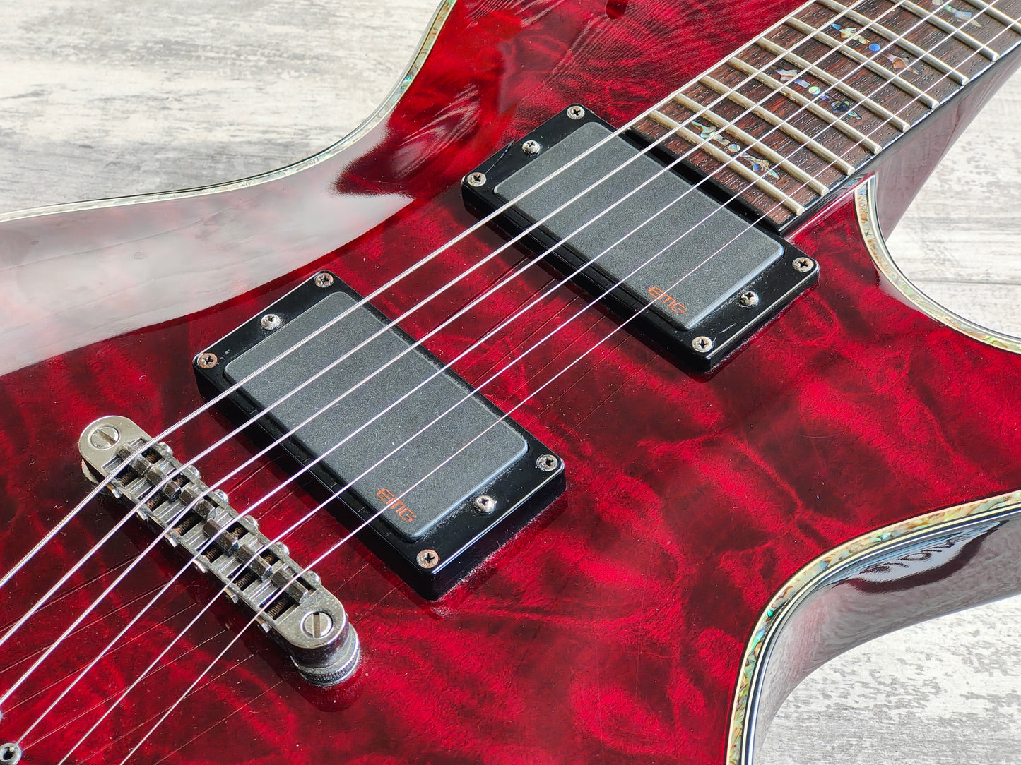 2010 Schecter Hellraiser Solo-6 Single Cutaway w/EMG's (Black Cherry)
