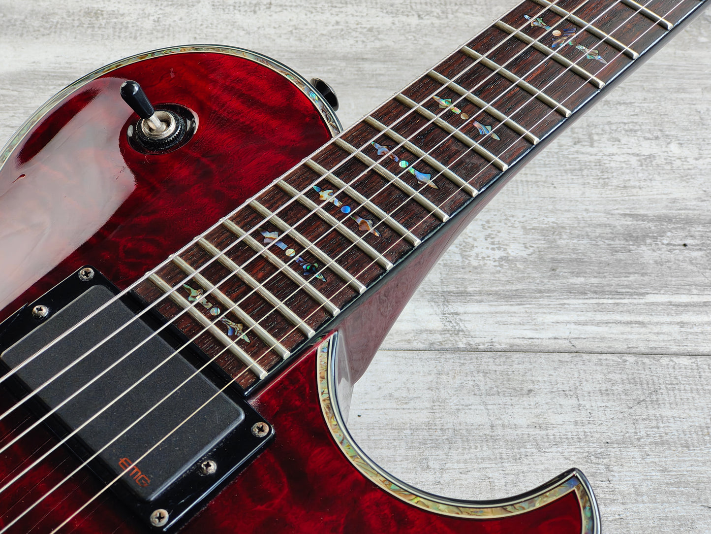2010 Schecter Hellraiser Solo-6 Single Cutaway w/EMG's (Black Cherry)