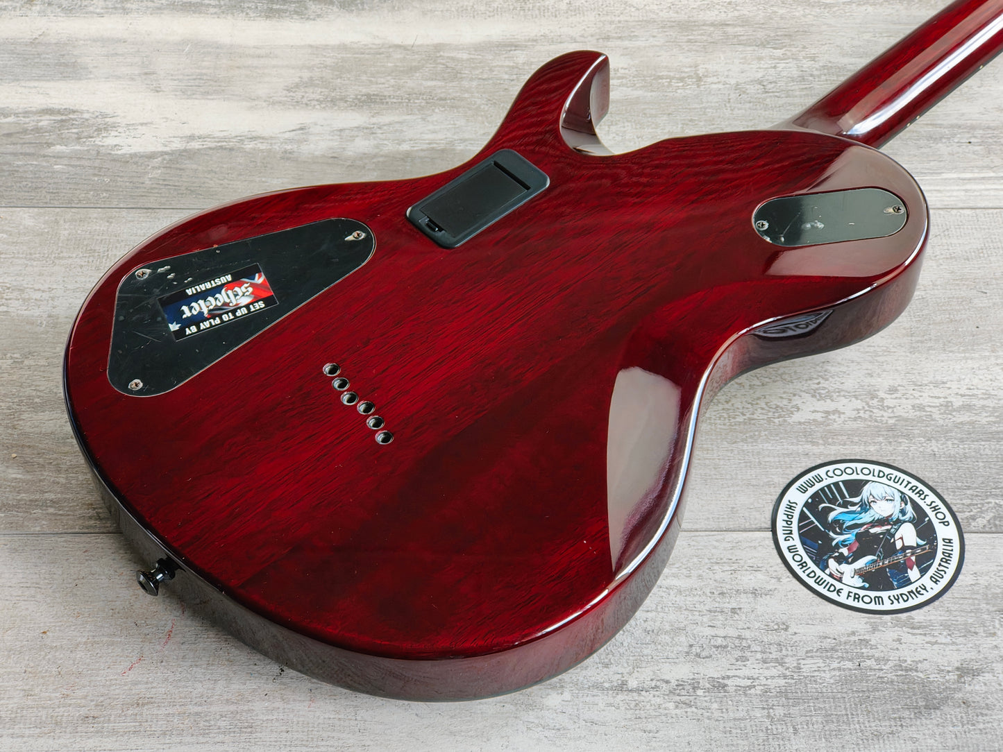 2010 Schecter Hellraiser Solo-6 Single Cutaway w/EMG's (Black Cherry)