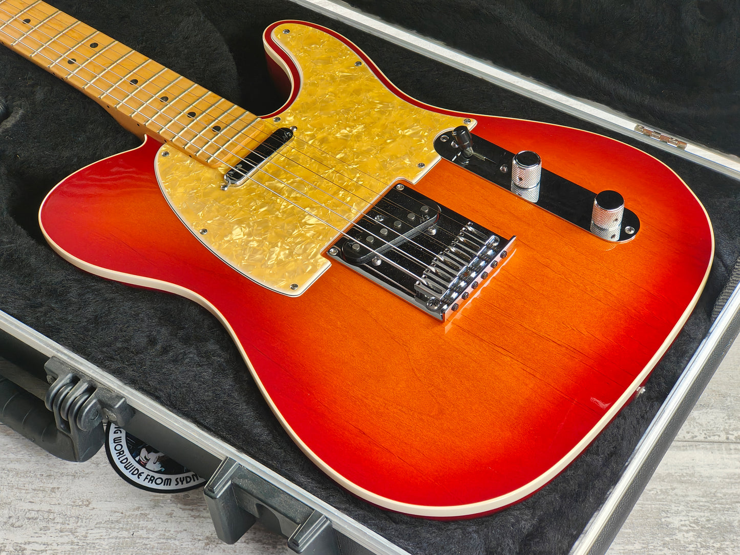 2009 Fender USA American Deluxe Telecaster (Aged Cherry Burst)