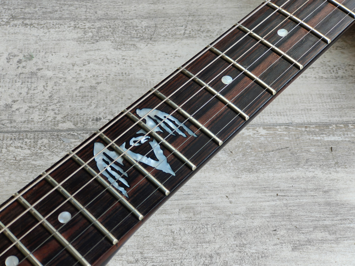 2019 ESP LTD Vulture James Hetfield Signature Flying V w/EMGs (Satin Black)
