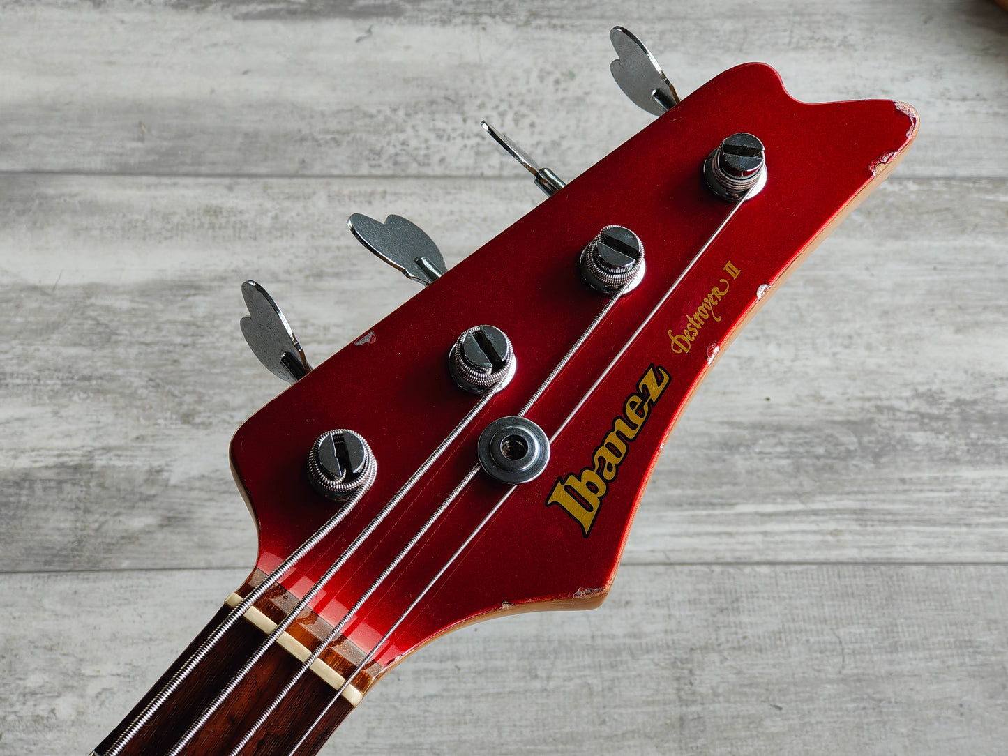 1983 Ibanez Japan DT-700 Destroyer II Medium Scale Bass (Fire Red)