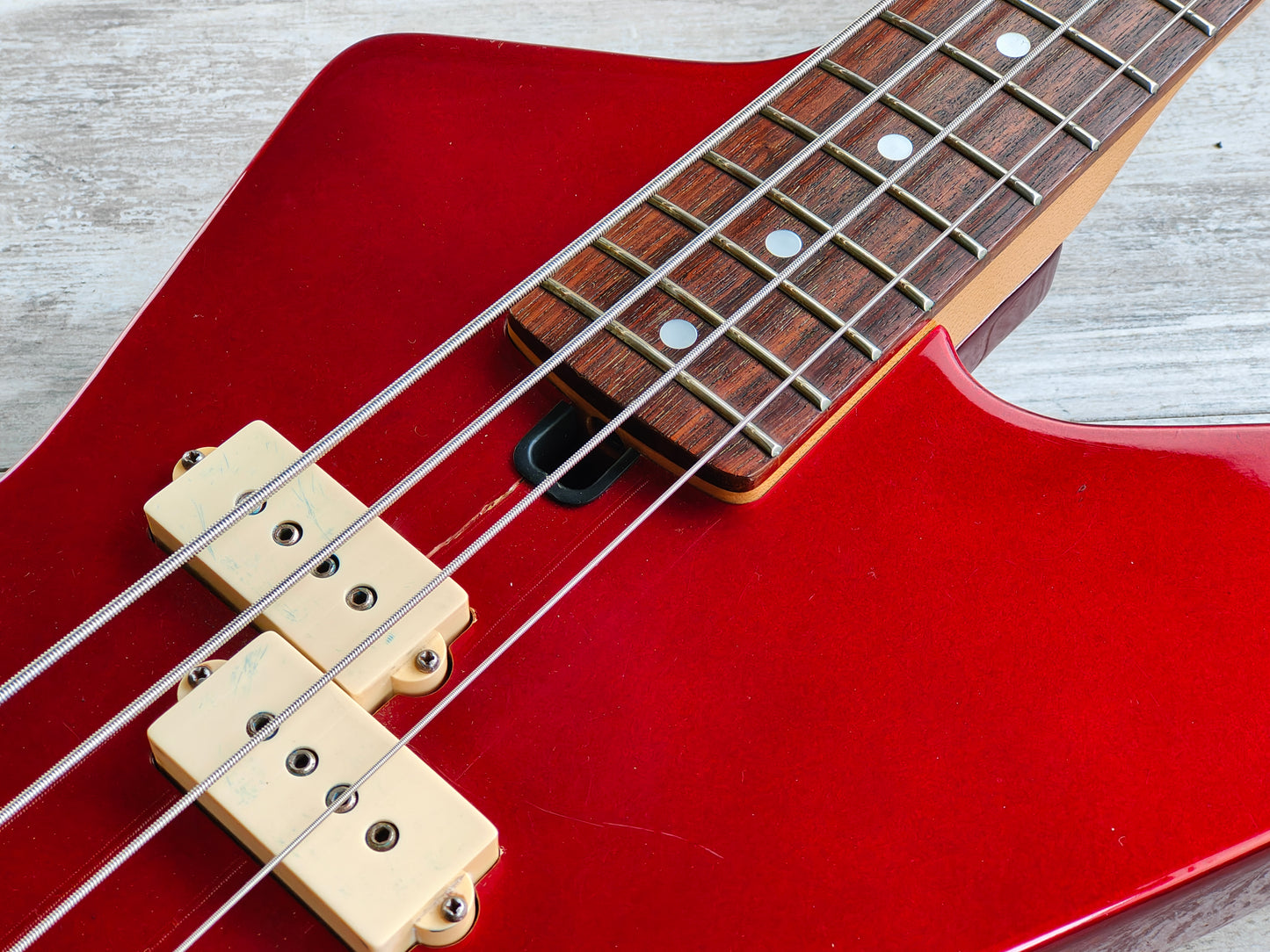 1983 Ibanez Japan DT-700 Destroyer II Medium Scale Bass (Fire Red)