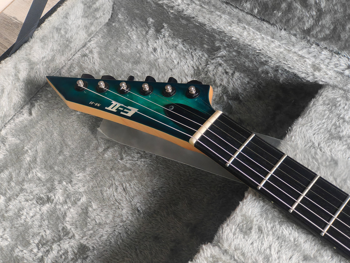 ESP E-II M-II Australian Limited Edition HH Superstrat (Aqua Marine Sunburst)