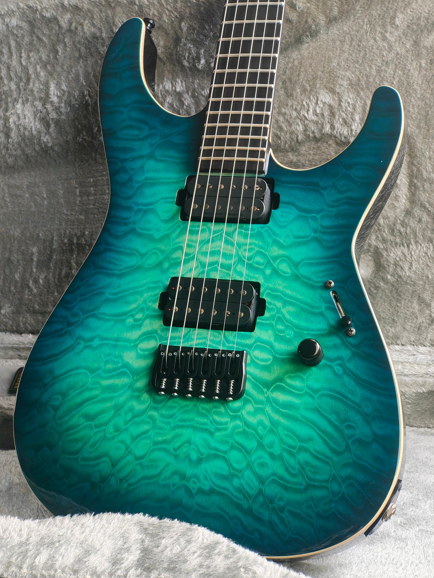 ESP E-II M-II Australian Limited Edition HH Superstrat (Aqua Marine Sunburst)