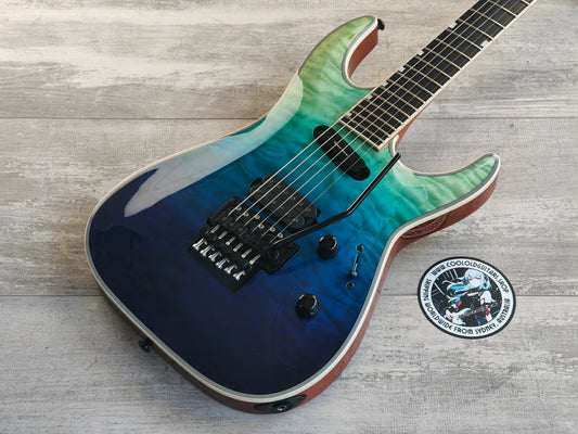 2018 ESP LTD MH1000HS Neckthrough Superstrat w/Seymour Duncan's (Violet Shadow Fade)