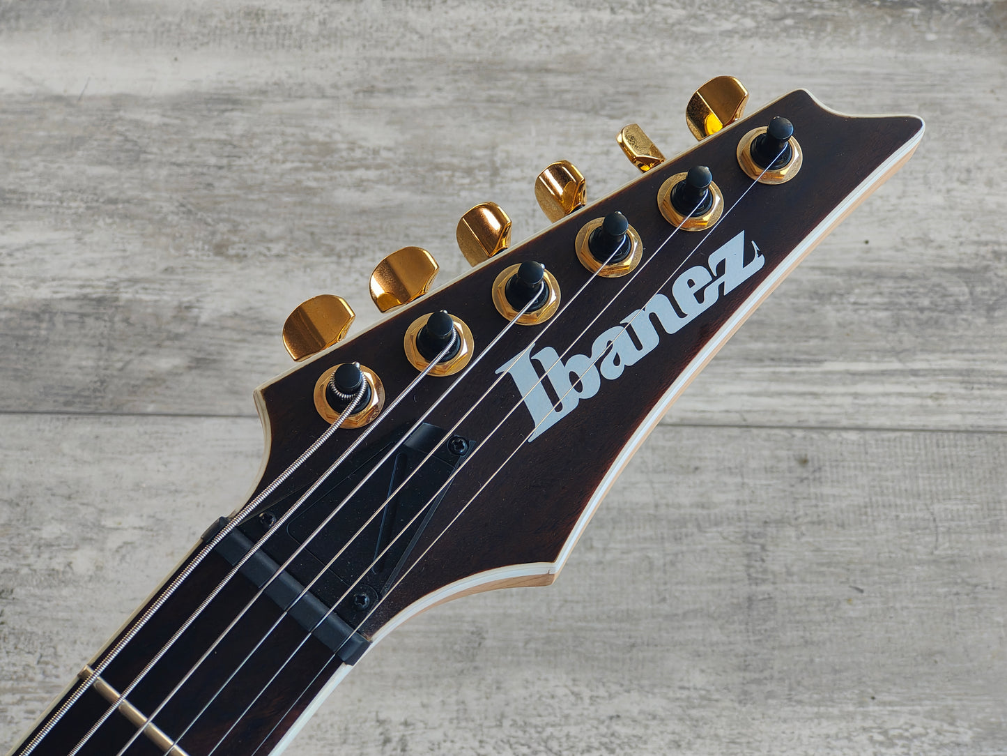 2016 Ibanez Iron Label RGIR20BFE Superstrat w/Fishman Pickups (Walnut Flat)