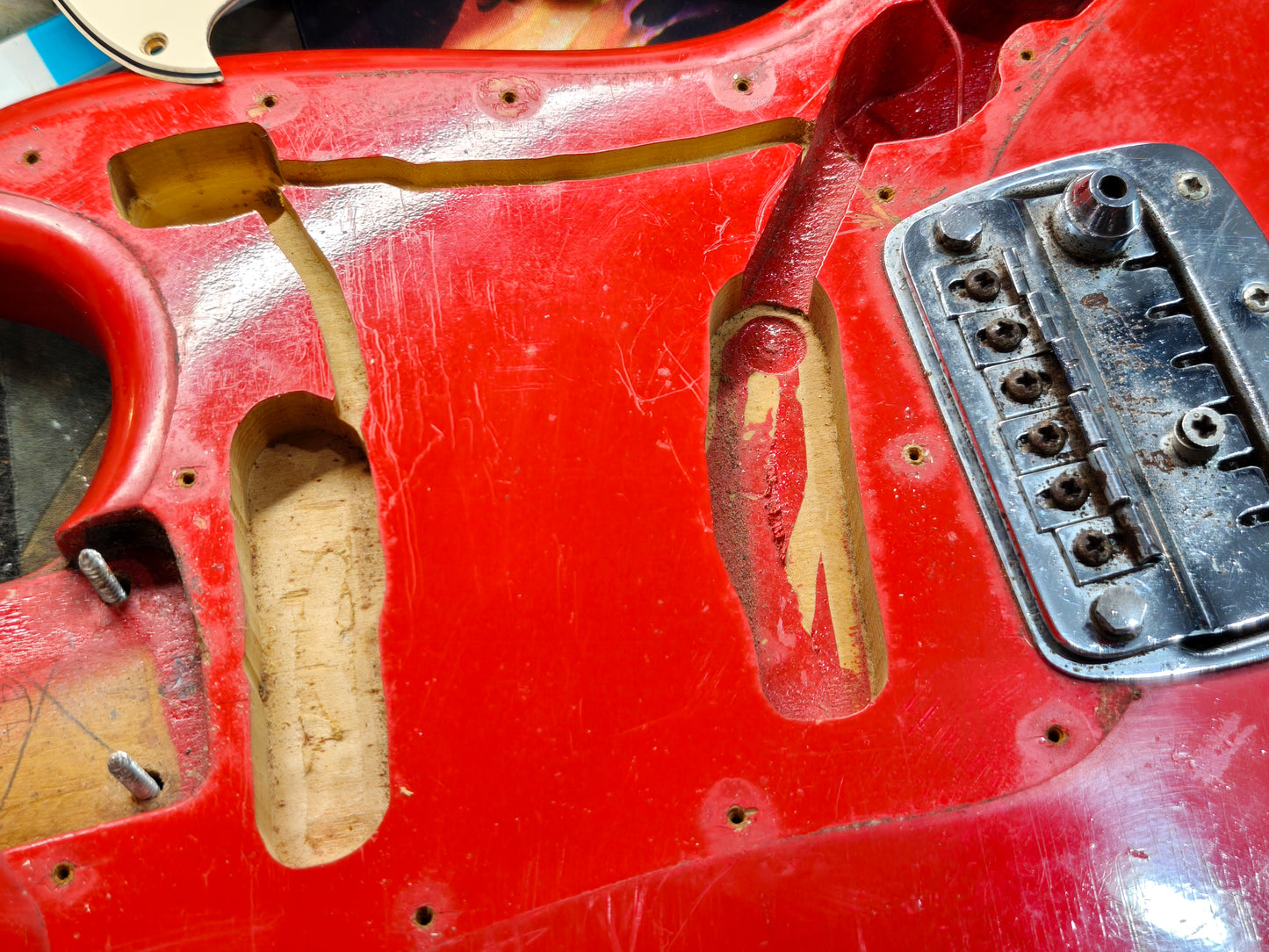 1977 Fender USA Bronco w/Seymour Duncan's (Fiesta Red)