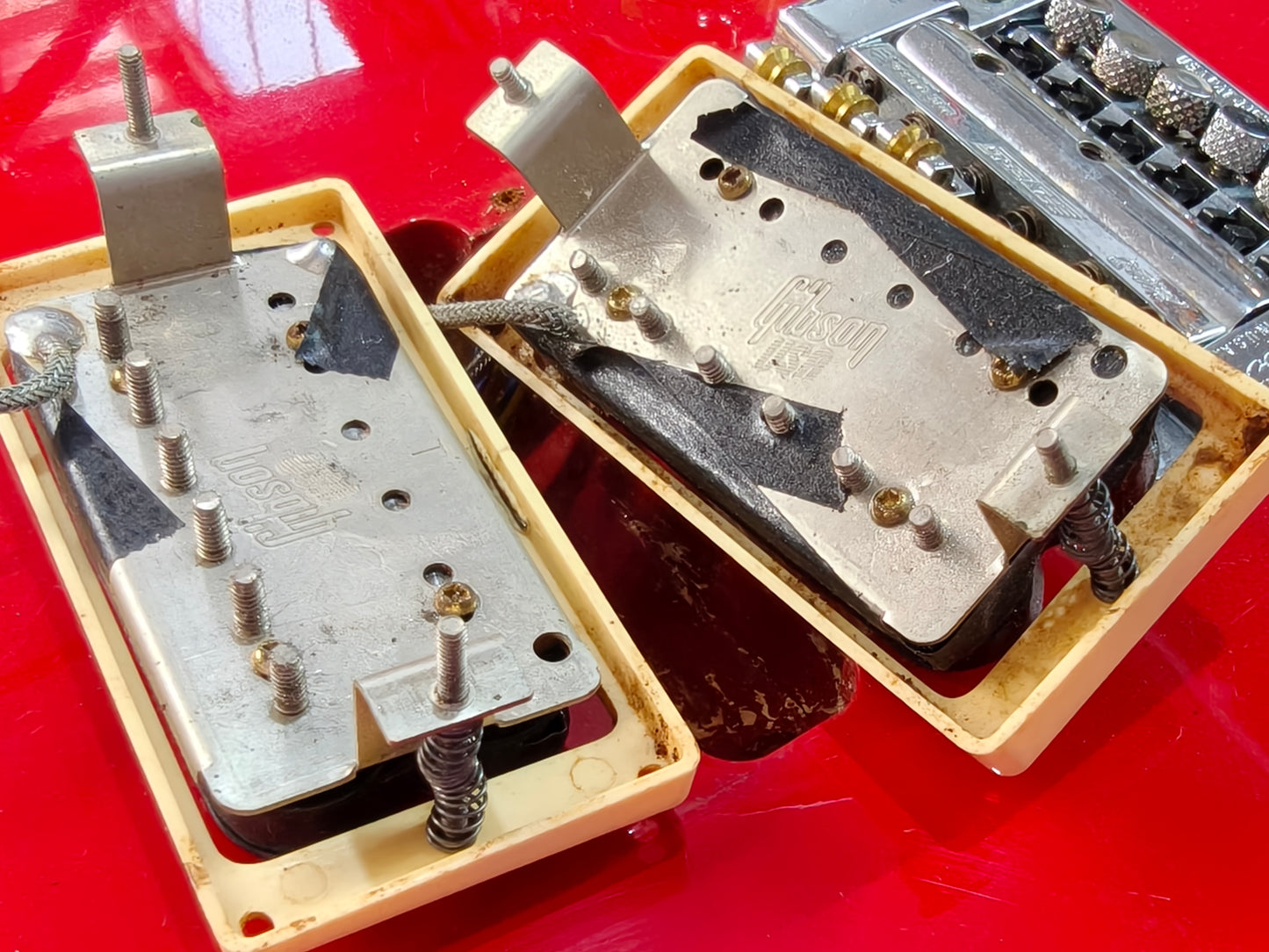 ESP Japan Student Build Cadillac Les Paul w/Gibson Humbuckers (Red)