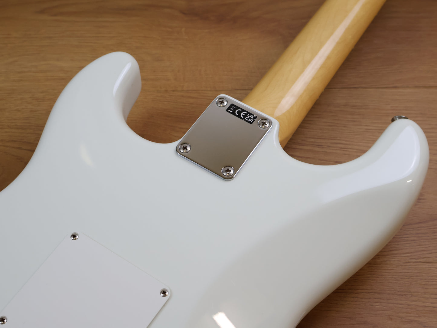 2023 Fender Traditional 60's Stratocaster (Olympic White w/Blue Stripe)