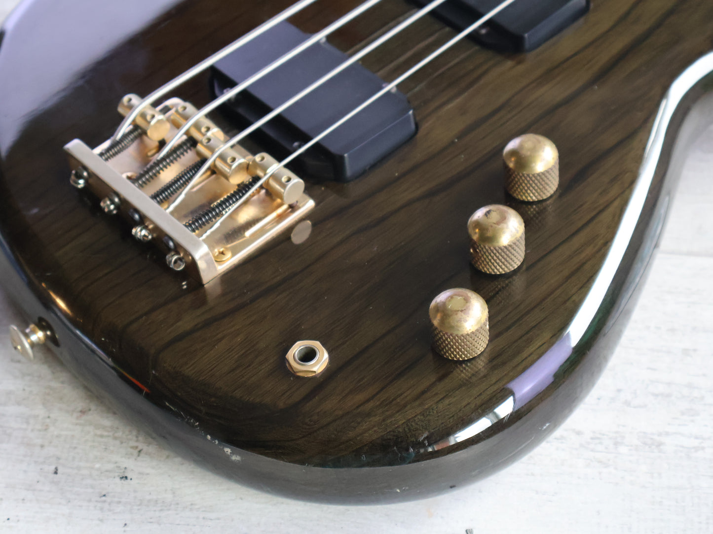1987 Yamaha Japan MB-III Motion B Medium Scale Bass (Trans Black)