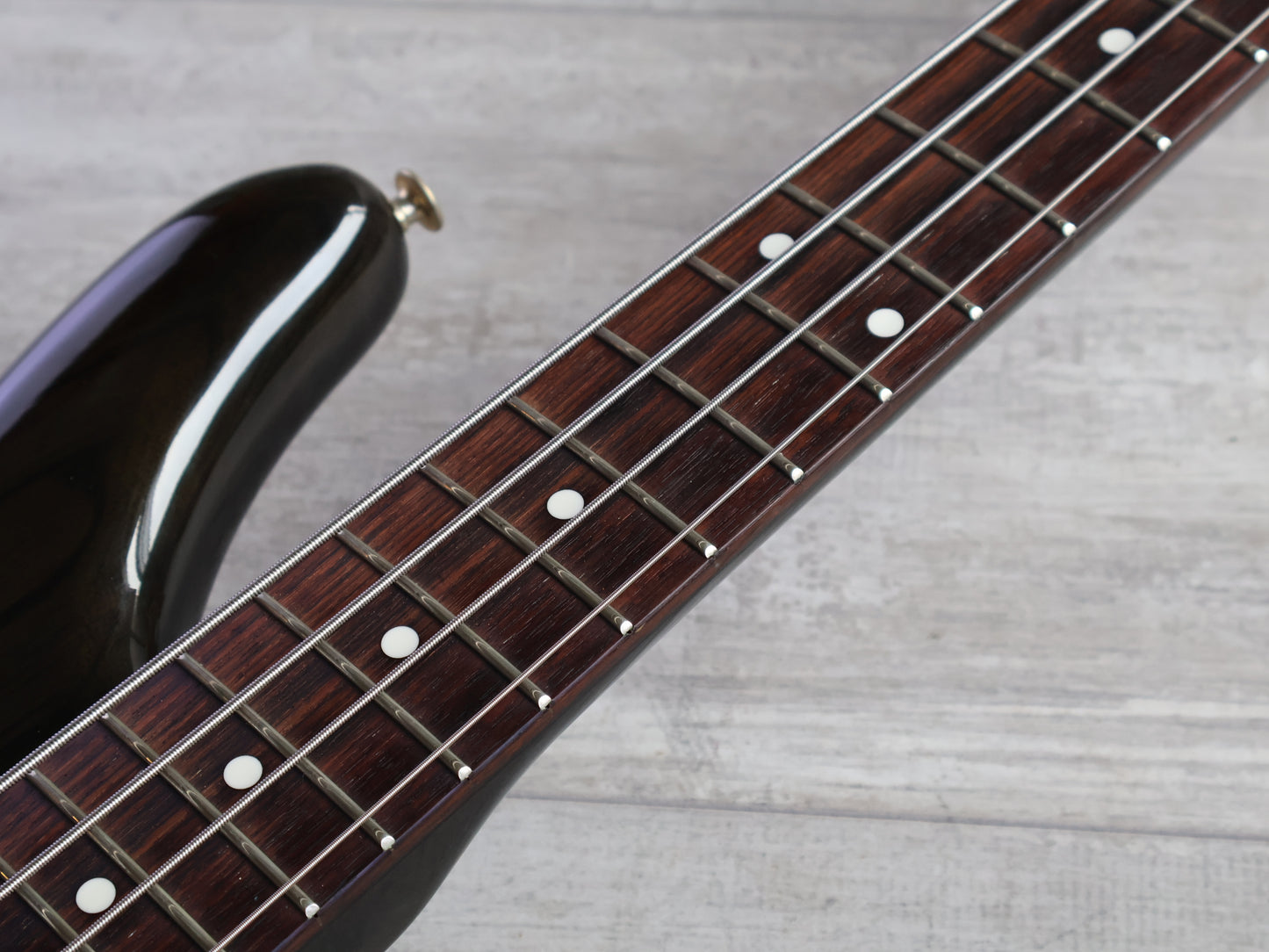 1987 Yamaha Japan MB-III Motion B Medium Scale Bass (Trans Black)