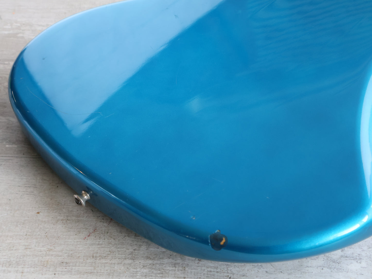 2002 Fender Japan JG66-85 '66 Reissue Jaguar (Lake Placid Blue w/Matching Headstock)