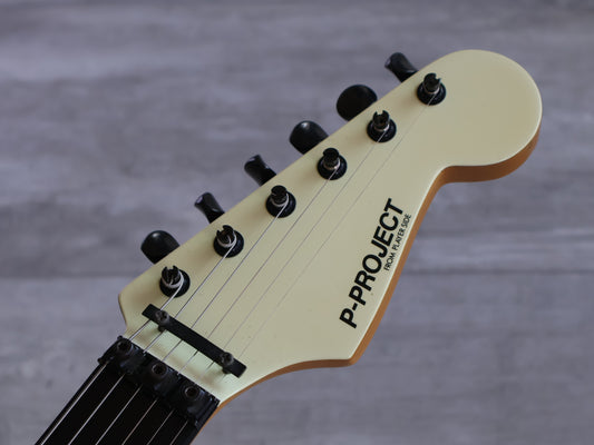 1990's P-Project Japan PAW-4 Stratocaster w/EMG's (Blue Mint White)