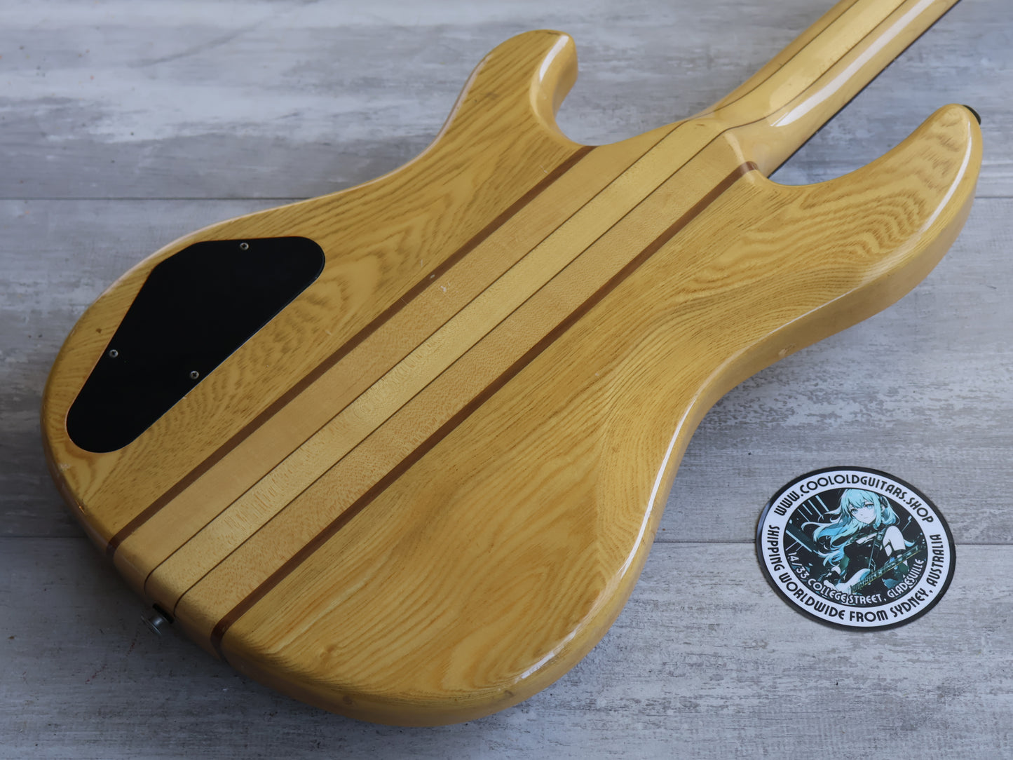 1979 Aria Pro II TSB-650 Tri-Sound Series Neckthrough Bass (Natural)