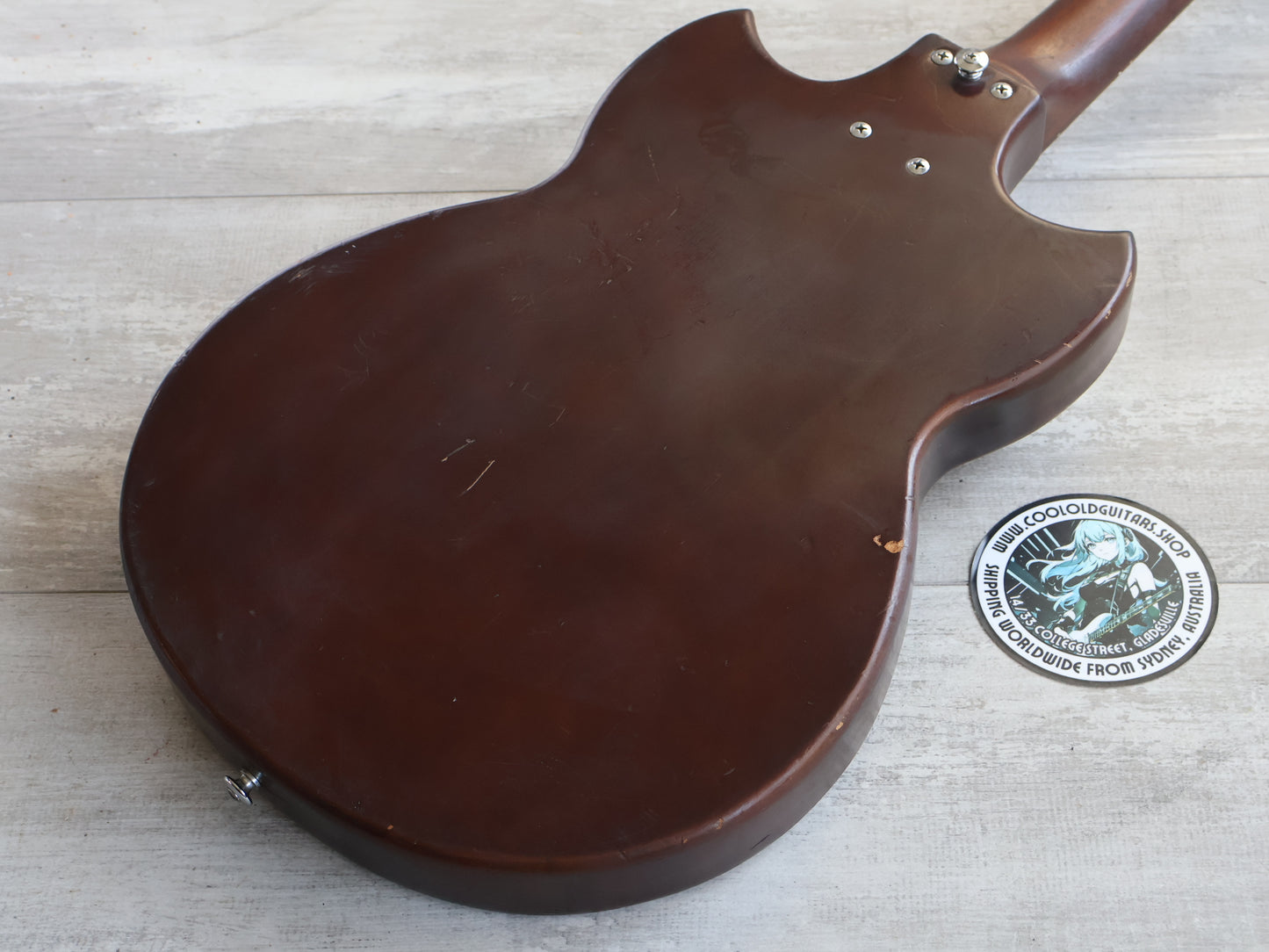 1973 Yamaha Japan SG-35 Double Cutaway SG (Wine Red)