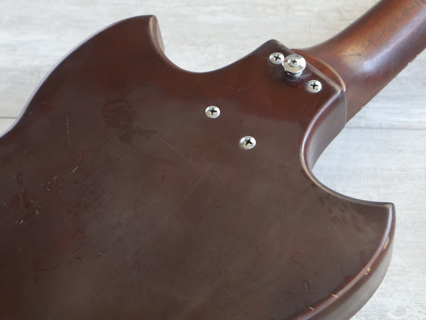 1973 Yamaha Japan SG-35 Double Cutaway SG (Wine Red)