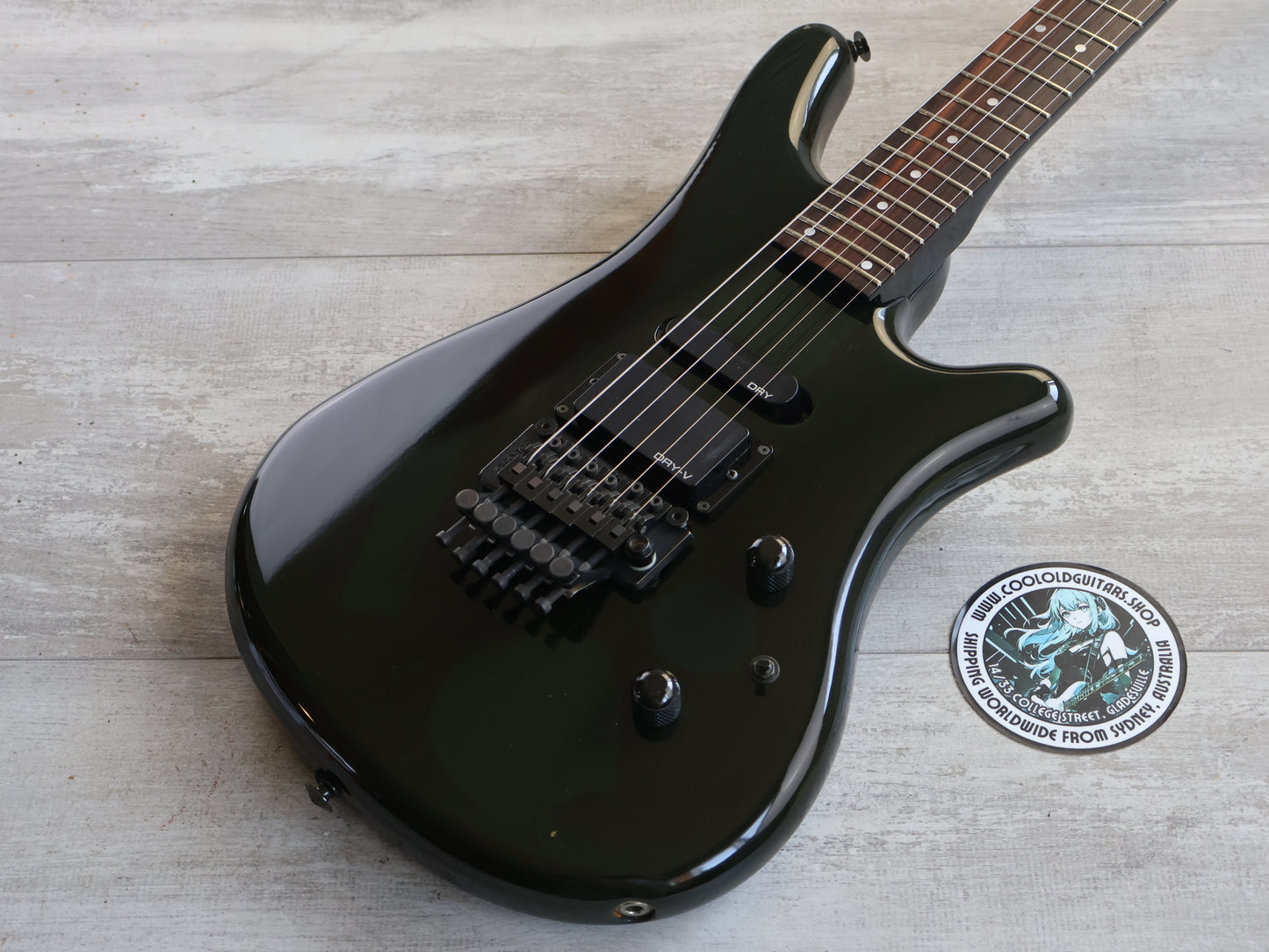 1987 Greco Japan NYS-65 Electric Guitar (Black)