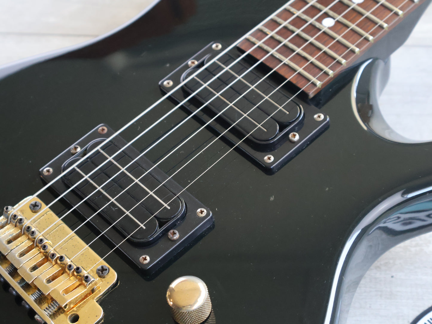 1990's Bill Lawrence (by Morris Japan) BY1R-60G HH Electric Guitar (Black)