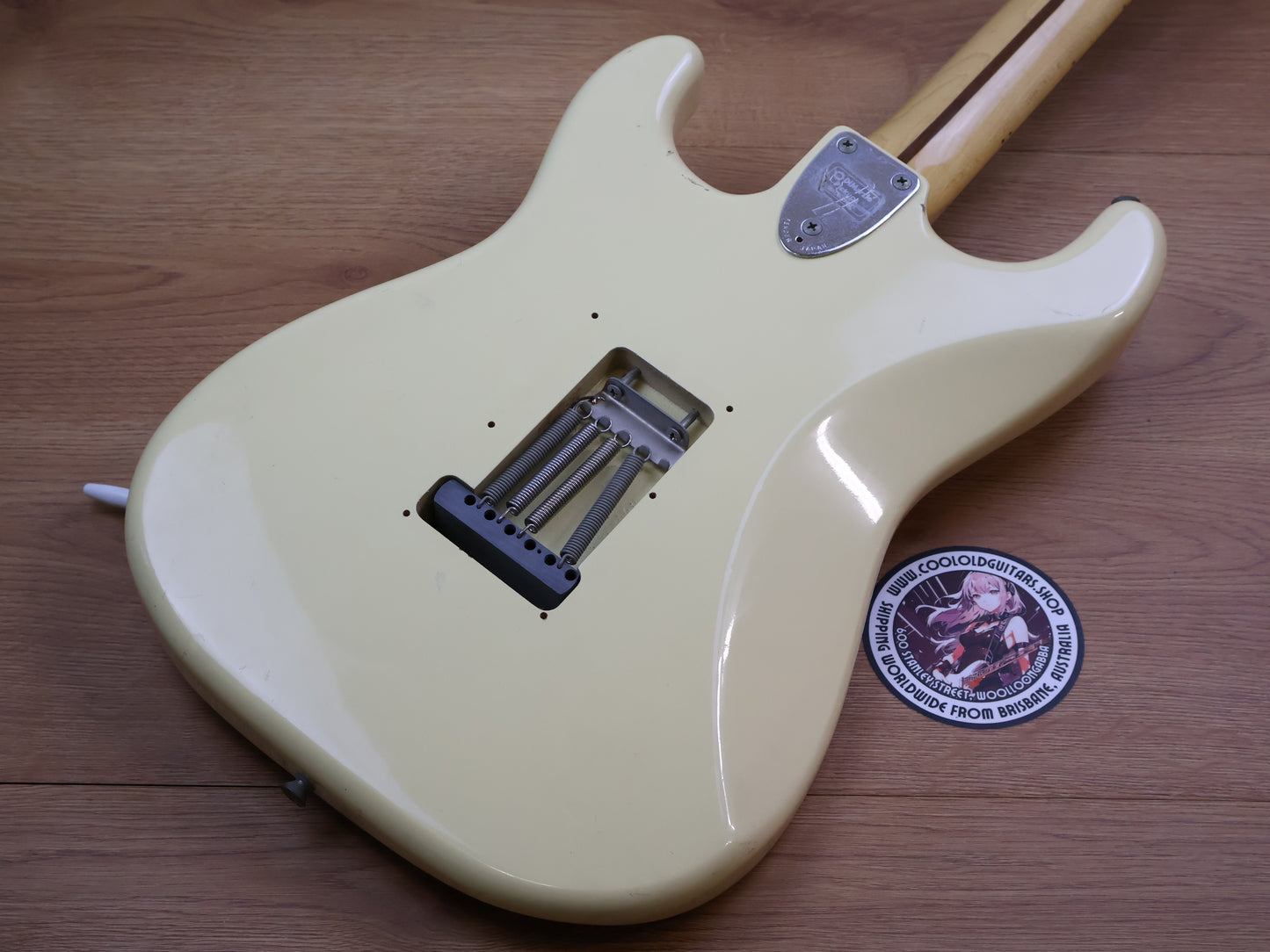 1989 Fender Japan '72 Reissue Scalloped Stratocaster (Aged White)