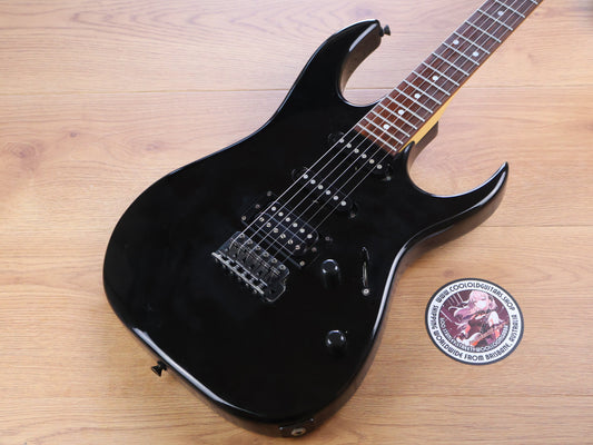 1992 Ibanez Japan EX-140 Experimental Series HSS Superstrat (Black)