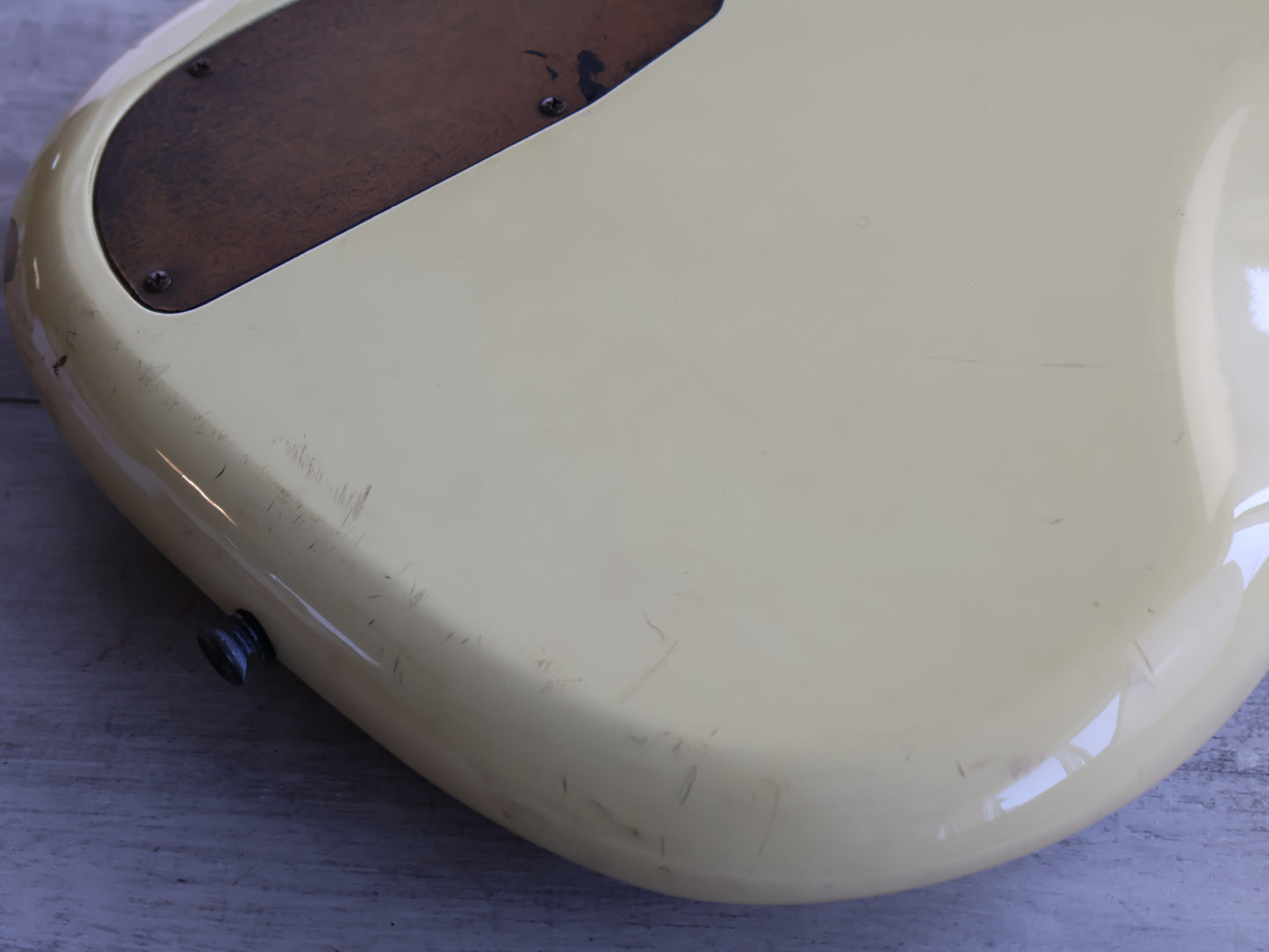 1985 Fender Japan PJ-535 "E Series" Medium Scale Jazz Bass Special (White)