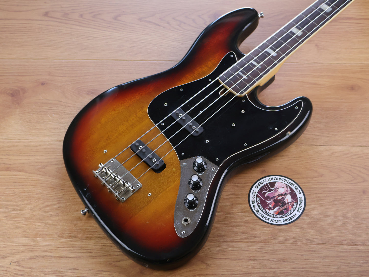 1975 Westminster Japan (Matsumoku) Fretless Jazz Bass (Sunburst)